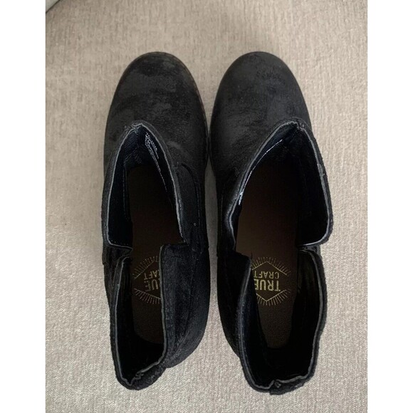 True Craft Women’s Bootie Boots Western Java Black Pull On Style Size 6 - Picture 7 of 8